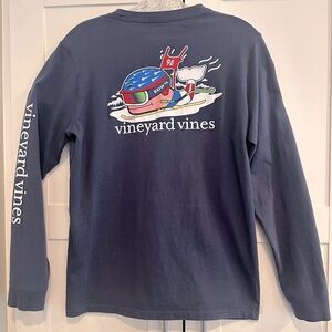 Vineyard Vines Boy’s Long Sleeve Ski Pocket Tee Size L